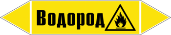 Маркировка трубопровода "водород" (пленка, 126х26 мм) - Маркировка трубопроводов - Маркировки трубопроводов "ГАЗ" - Магазин охраны труда и техники безопасности stroiplakat.ru